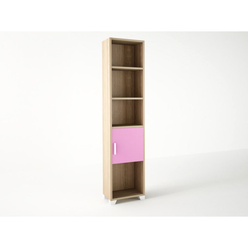 Bookcase with shelves and cabinet 40x30x180 DIOMMI 23-102
