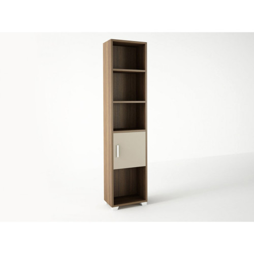 Bookcase with shelves and cabinet 40x30x180 DIOMMI 23-104