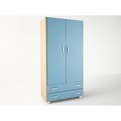 Two doors wardrobe with drawers 85x50x180 DIOMMI 23-109