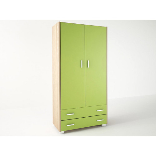 Two doors wardrobe with drawers 85x50x180 DIOMMI 23-110