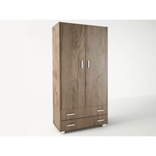 Two doors wardrobe with drawers 85x50x180 DIOMMI 23-115
