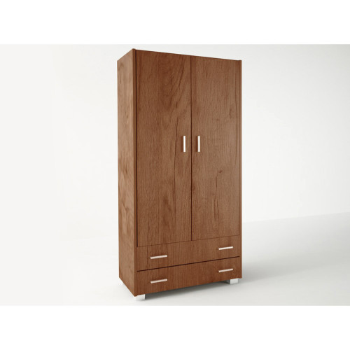 Two doors wardrobe with drawers 85x50x180 DIOMMI 23-116