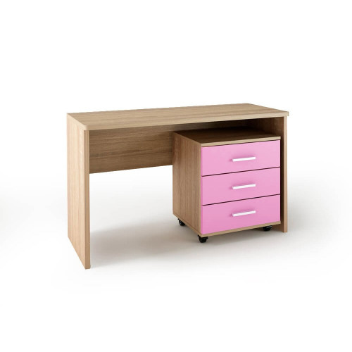 Desk with cabinet on wheels 120x78x60 DIOMMI 23-189