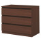 Chest of drawers LEO 3 with three drawers 80x43x65 DIOMMI 31-030
