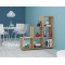 Bookcase with shelves Apolo3 111.5x35x114 DIOMMI 31-045