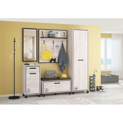 Evelin modular furniture 191x38x200 DIOMMI 31-058