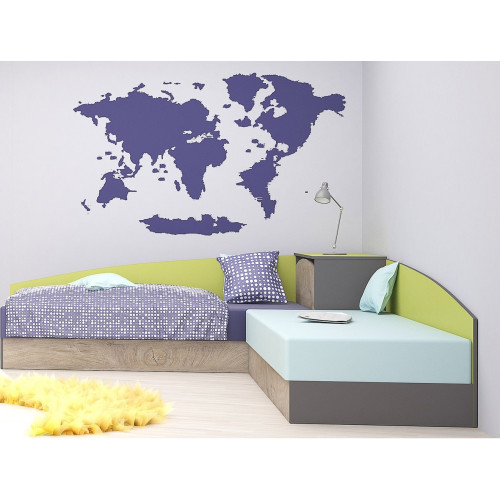 Corner beds for kids TOMAS grafit/norte/green DIOMMI 31-070
