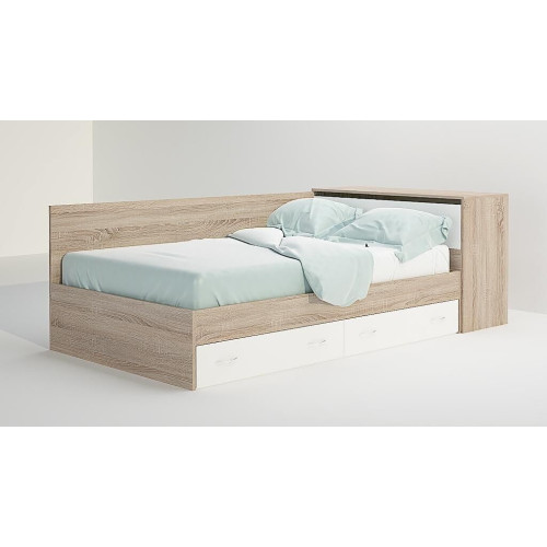Bed with drawers and chest Andrea 120x190 DIOMMI 31-080