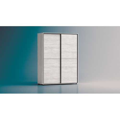 Two door wardrobe with sliding doors Apolo4 150x59x200 DIOMMI 33-139