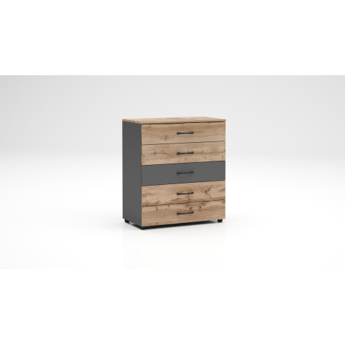 Chest of drawers Apolo3 with five drawers 80x43x91 DIOMMI 33-160