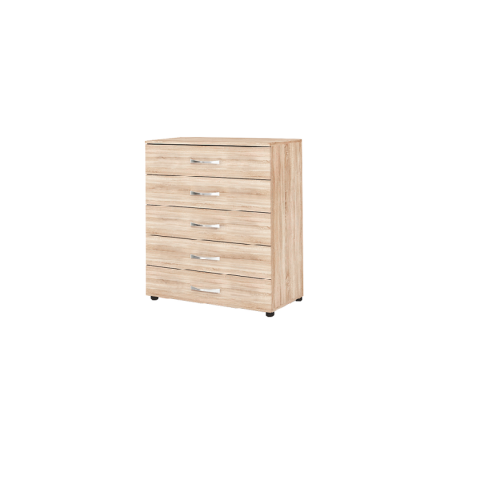 Chest of drawers Apolo3 with five drawers 80x43x91 DIOMMI 33-163