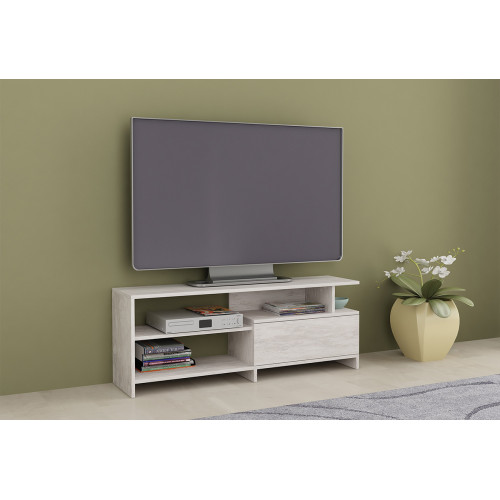 TV cabinet Alfa 70 oak blanko/oak norte 120x30x45 DIOMMI 33-299