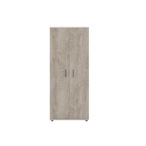 Two doors wardrobe Viva M2 oak blanko/oak norte 80x52x193 DIOMMI 33-337