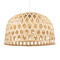  MANGEA 00716 Vintage Hanging Ceiling Lamp Single Light Brown Wooden Bamboo Φ50 x H34cm