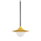 JOLIET 00777 Modern Hanging Ceiling Lamp Single Light 1 x G9 AC 230V Black - Gold Metal Mesh Φ20 x H43cm