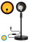 00814 Modern Minimal Table Lamp Metal Single Light LED 12W DC 5V with Projector LENS 