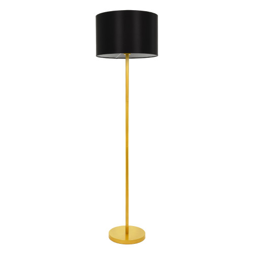 ASHLEY 00825 Modern Floor Lamp Single Light Metallic Gold with Black Cap Φ40 x H148cm