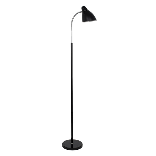 VERSA 00830 Modern Floor Lamp Single Light Metallic Black with Black Marble Base Φ14.5 x H155cm