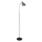 VERSA 00831 Modern Floor Lamp Single Light Metallic Silver with White Marble Base Φ14.5 x H155cm