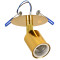 SARA 00851 Modern Recessed Ceiling / Wall Lamp Single Light 1xE27 Metallic Gold Φ8 x H8.5cm