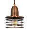 MANHATTAN 01453 Modern Industrial Pendant Ceiling Light Single Light Metal Copper Bell Φ11 x H14cm