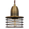 MANHATTAN 01454 Modern Industrial Pendant Ceiling Light Single Light Metallic Gold Bell Φ11 x H14cm
