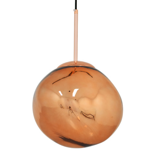 DIXAR 01461 Modern Hanging Ceiling Lamp Single Light Glass Bronze Φ28 x H40cm