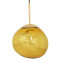 DIXAR 01462 Modern Hanging Ceiling Lamp Single Light Glass Gold Φ28 x H40cm