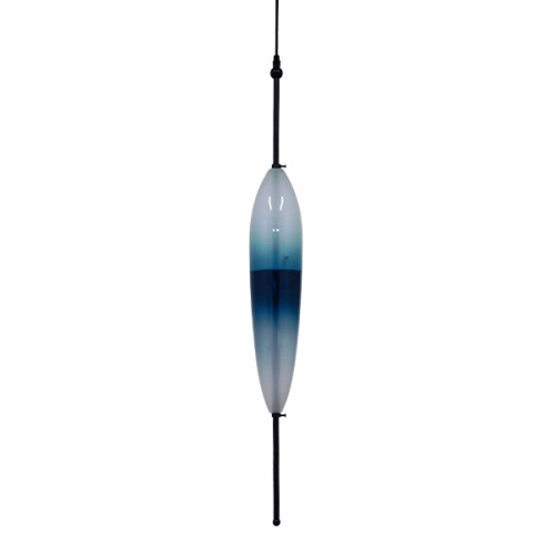 TEARDROP 01502 Modern Hanging Ceiling Lamp Single Light Glass Turquoise Transparent Φ10 x H92cm