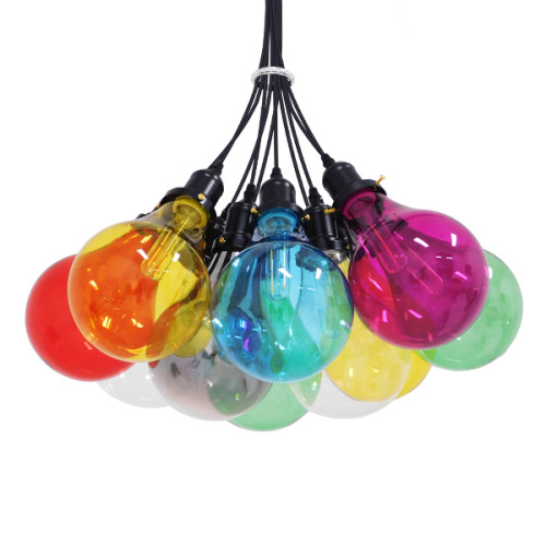 PARTY 01509 Modern Hanging Ceiling Light Multicolored Φ59 x H30cm