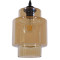  ASPEN 10001078 Vintage Industrial Pendant Ceiling Light Single Light Glass Tinted Honey Φ18 x H30cm
