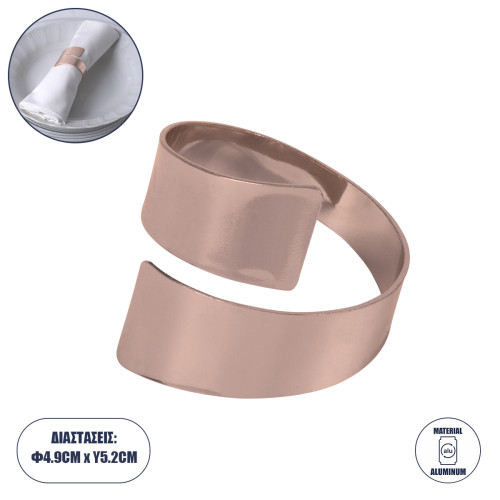  COUVERT 35011 Towel Ring Metallic Bronze Φ5 x H4.5cm