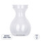  GRACE 35606 Decorative Vase Plastic Transparent Φ9 x H13cm