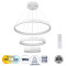 NEMESIS TRIO 61168 Pendant Light Ring-Circle LED CCT 100W 12123lm 360° AC 220-240V 