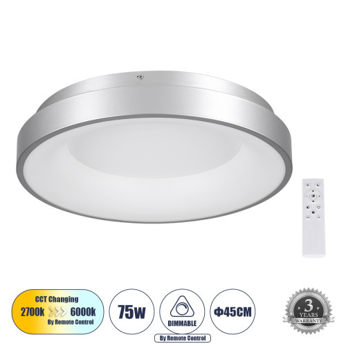 SALEM 61234 Ceiling Light Ring-Circle LED CCT 75W 8625lm 120° AC 220-240V