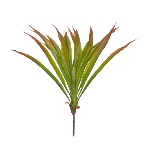  CORDYLINE 78229 Cordyline Artificial Plant - Bouquet of Decorative Plants - Branches with Foliage Green - Red H34cm