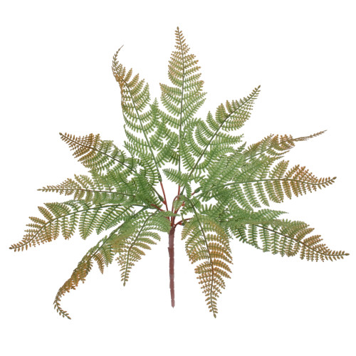  FERN 78269 Artificial Fern Plant - Bouquet of Decorative Plants - Branches with Foliage Green - Brown H45cm