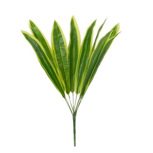  CORN PLANT 78285 Artificial Fragrant Dracaena Plant - Bouquet of Decorative Plants - Branches with Foliage Green - Yellow H48cm