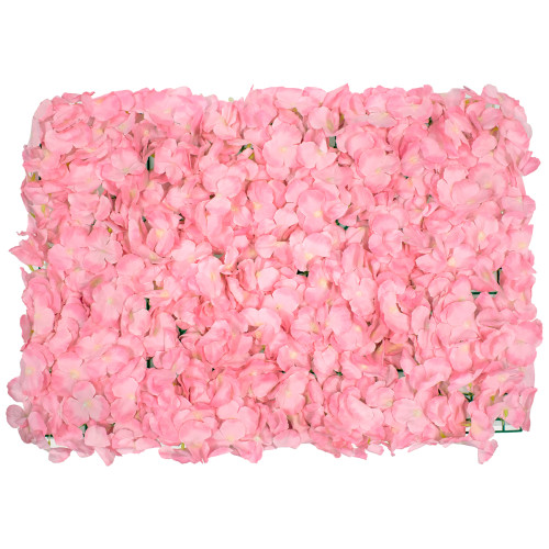  78313 Συνθετικό Πάνελ Λουλουδιών - Κάθετος Κήπος Άγρια Ορτανσία Ροζ Μ60 x Υ40 x Π5cm