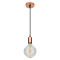 LUMI COPPER 99422 Modern Metal Pendant Ceiling Lamp Suspension with Holder E27