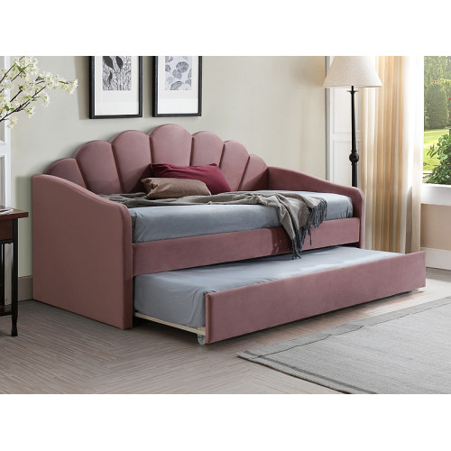  Upholstered Bed Bella 90x200 Antique Pink DIOMMI BELLAV90AR