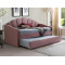 BELLA VELVET upholstered bed, with additional sleeping surface. 90x200cm DIOMMI BELLAV90AR