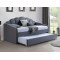 Upholstered Bed Bella 90x200 Gray DIOMMI BELLAV90SZ