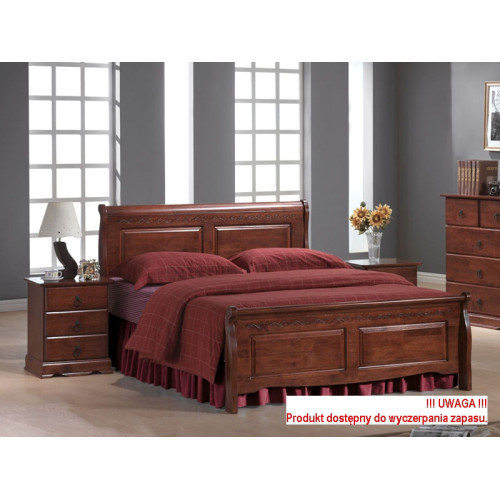 BOSTON BED FOR 2 PEOPLE 160X200 ANTIQUE CHERRY DIOMMI BOSTON2