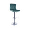 Upholstered chair C105 39x42x96 black mat base/green velvet bluvel 78 DIOMMI C105VCZ