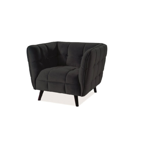 Armchair Castello 1 85 x 92 x 78 Black  DIOMMI CASTELLO1V19
