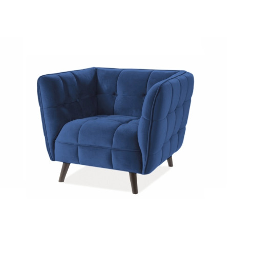 Armchair Castello 1 85 x 92 x 78 Navy Blue DIOMMI CASTELLO1V86