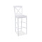 Wooden bar chair CD-964 white 37x40x112 DIOMMI CD964B
