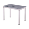 DAMAR TABLE WHITE / WHITE FRAME 80X60 DIOMMI DAMARB80