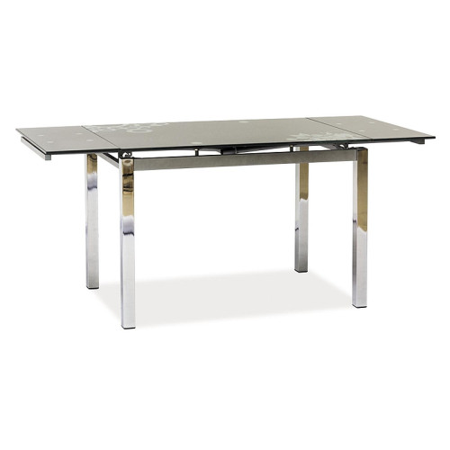 TABLE GD017 GRAY / CHROME 110 (170) x74 DIOMMI GD017S